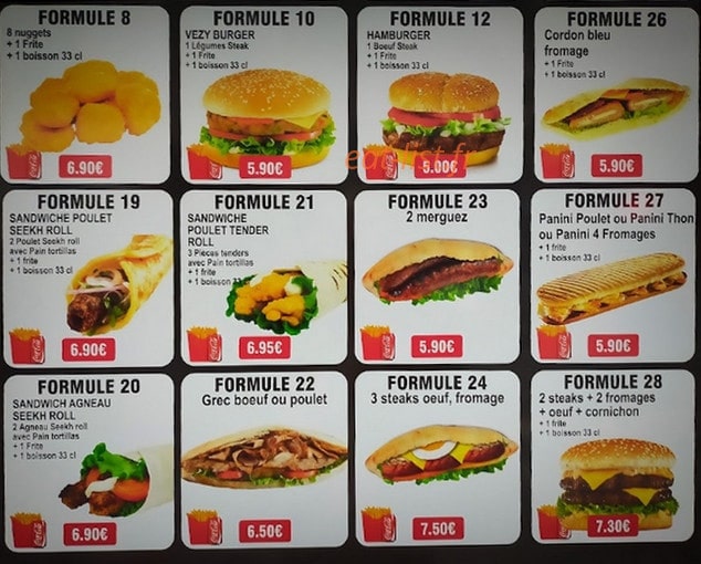 The Best Chicken — carte page 2