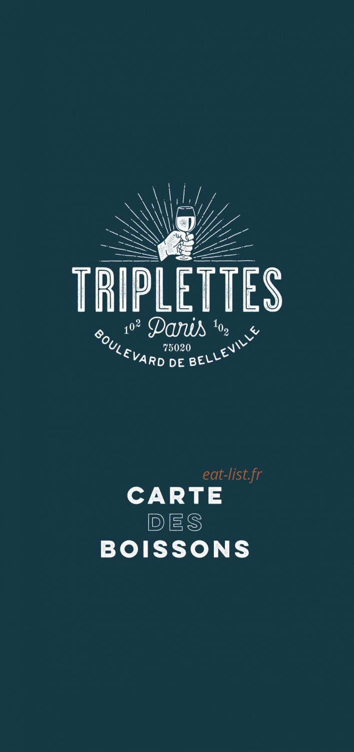 Triplettes — carte page 2