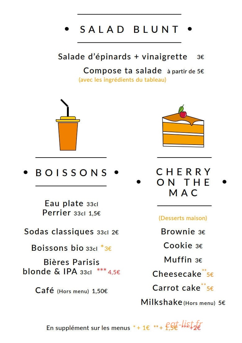YO' Mac and Cheese — carte page 5