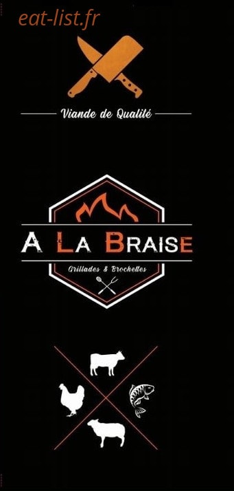 A la Braise — carte page 1