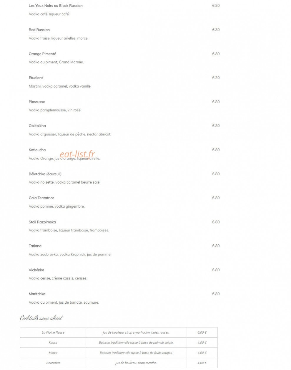 Alyio Nouchka — carte page 14