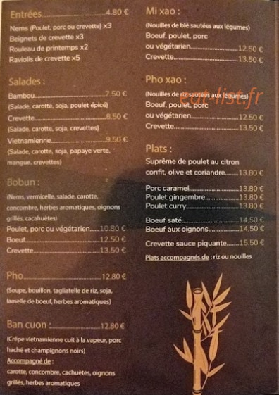 Bambou — carte page 1