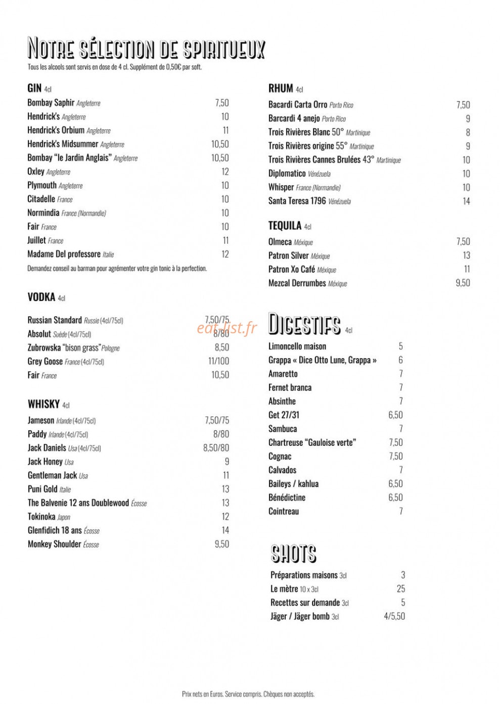 Bisou — carte page 4