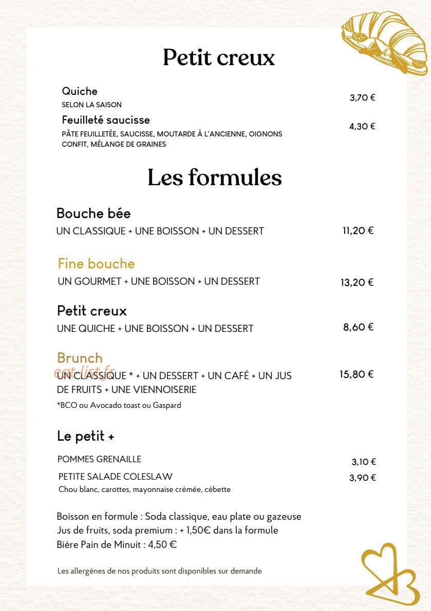 Bouche Bée — carte page 3
