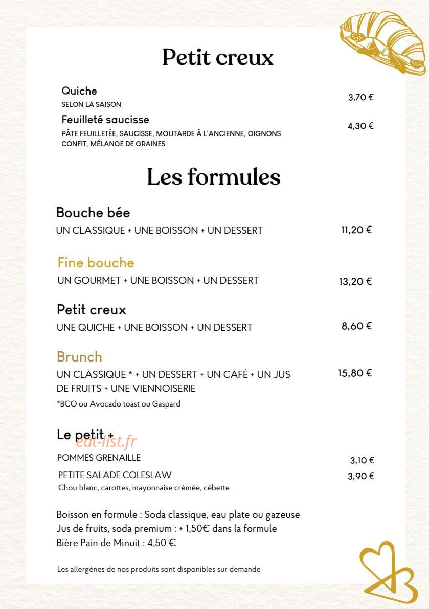Bouche Bée — carte page 3