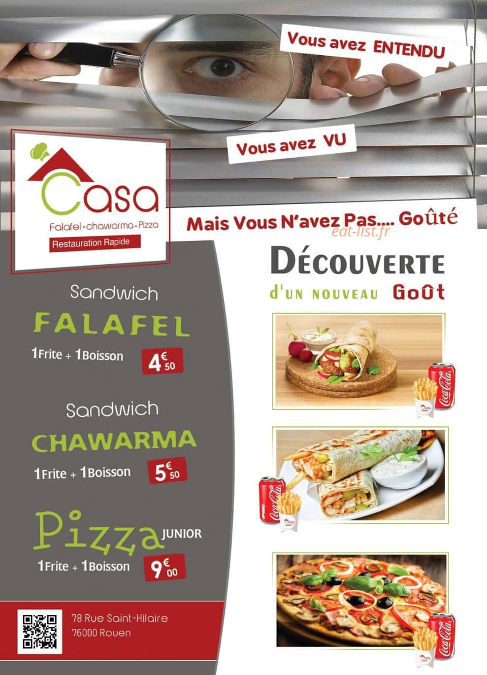 Casa Resto — carte page 4