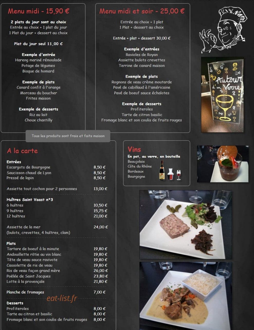 Chez l'Gros — carte page 1