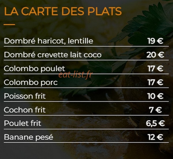 Chez LyLyNe — carte page 1