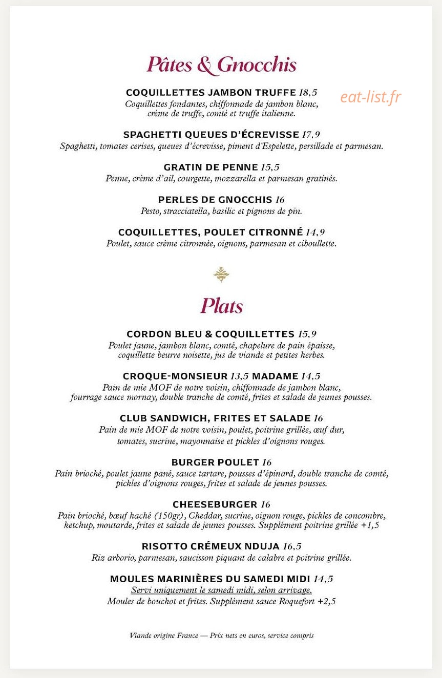 Coquillette — carte page 2