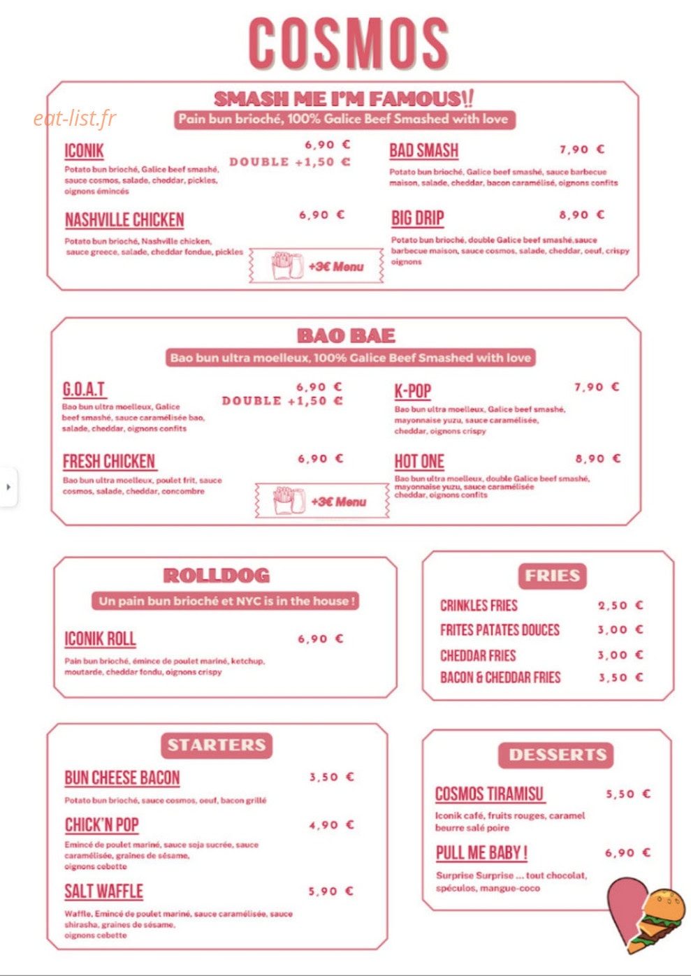 Cosmos — carte page 1