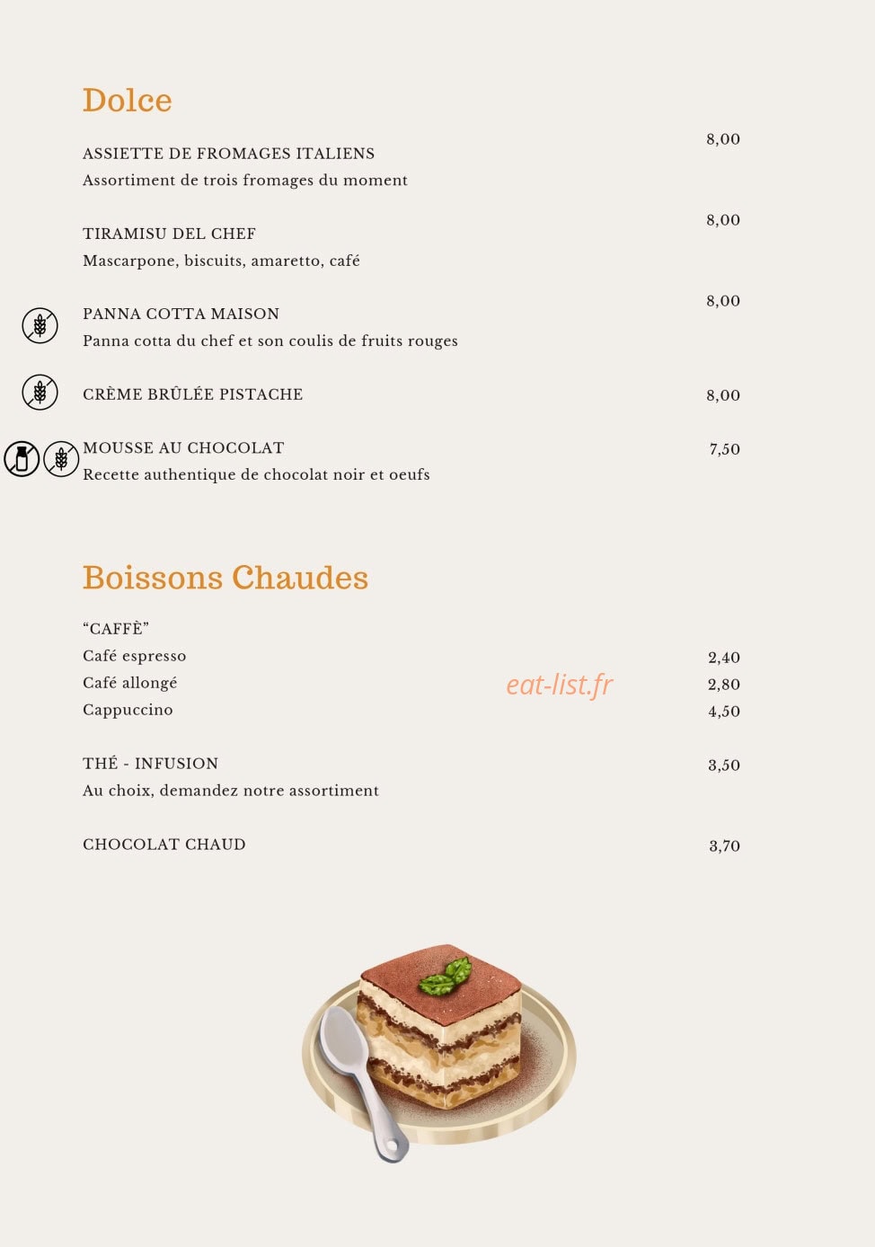 Dolce Vita — carte page 6