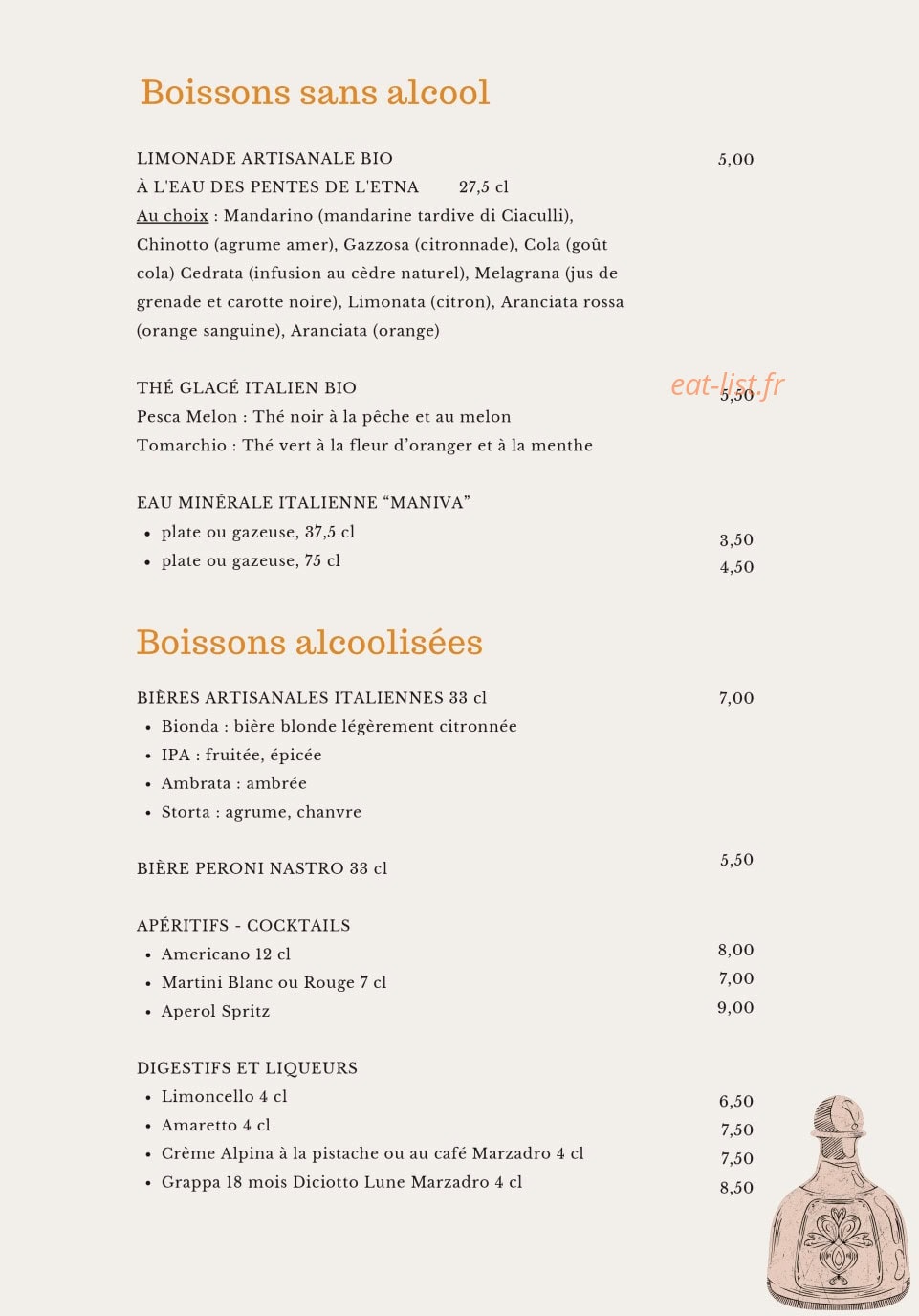 Dolce Vita — carte page 8