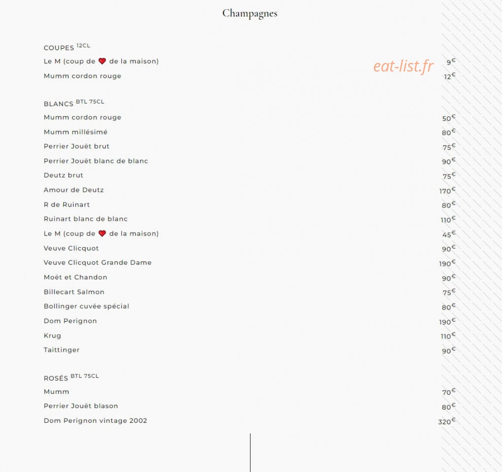 Euro Café — carte page 3