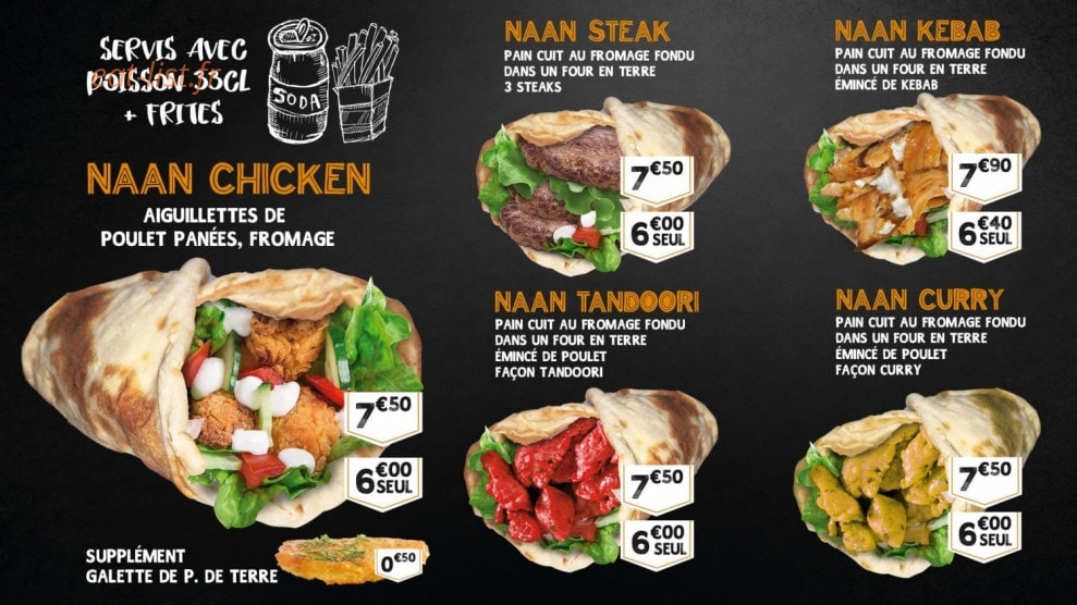 French Chicken Home — carte page 4