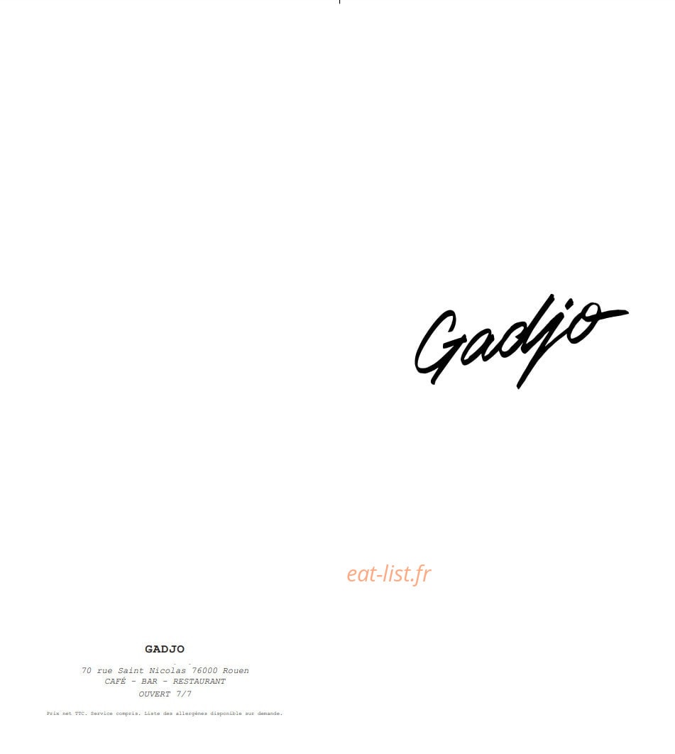 Gadjo — carte page 6