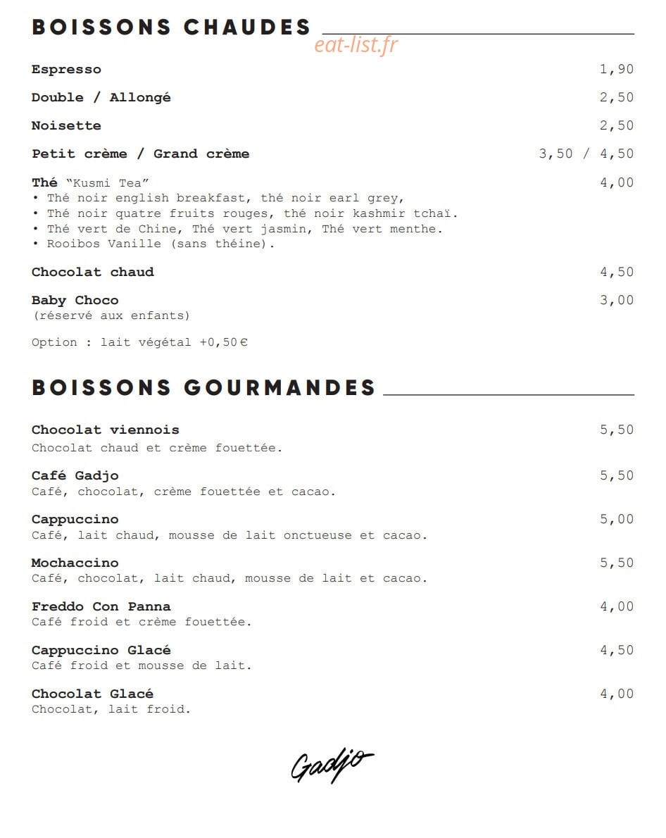 Gadjo — carte page 9
