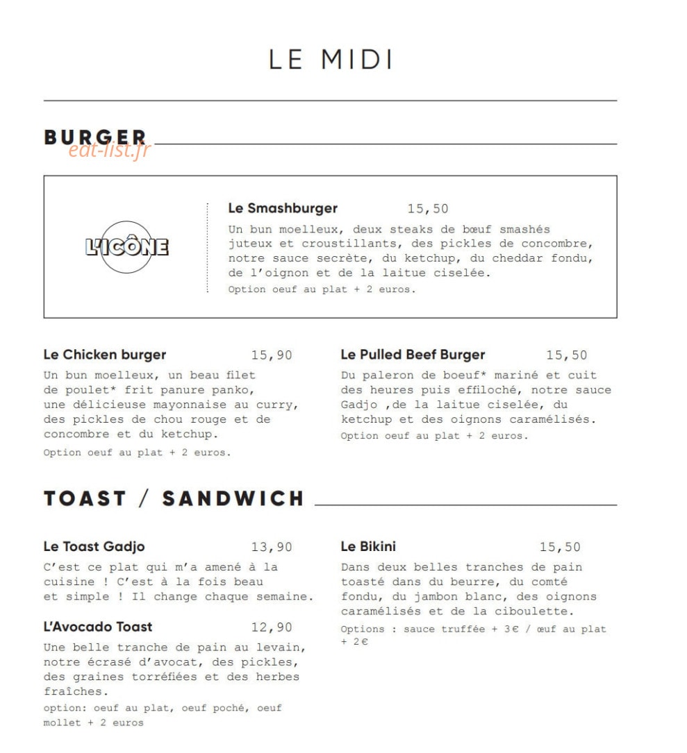 Gadjo — carte page 1