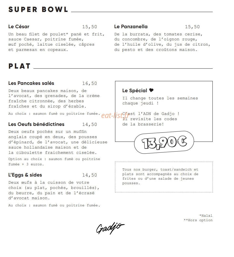 Gadjo — carte page 2