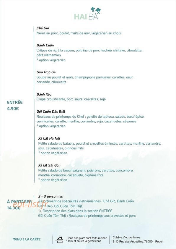 Hai Bà — carte page 2