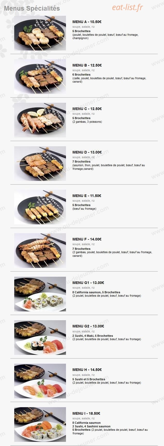 Hayashi — carte page 3