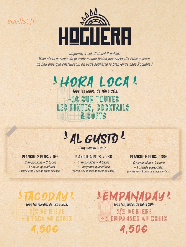 Hoguera — carte page 6