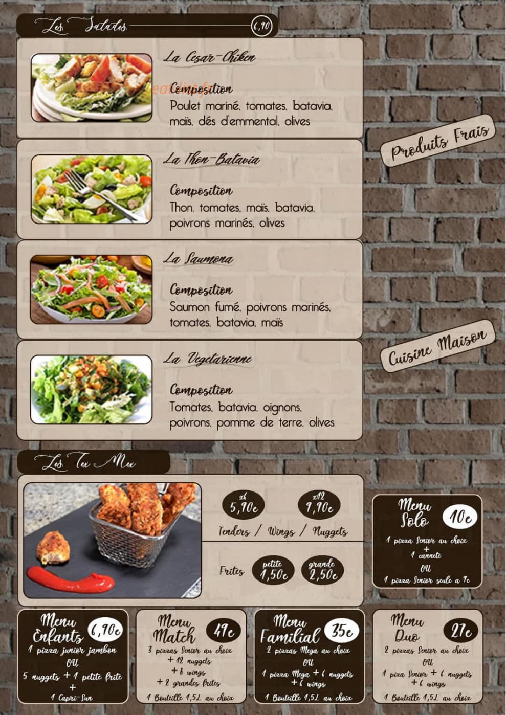 House pizza 2 — carte page 2