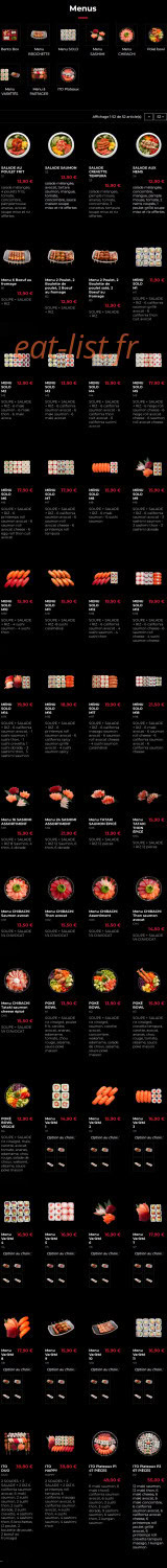 Ito Kaiten Sushi — carte page 2