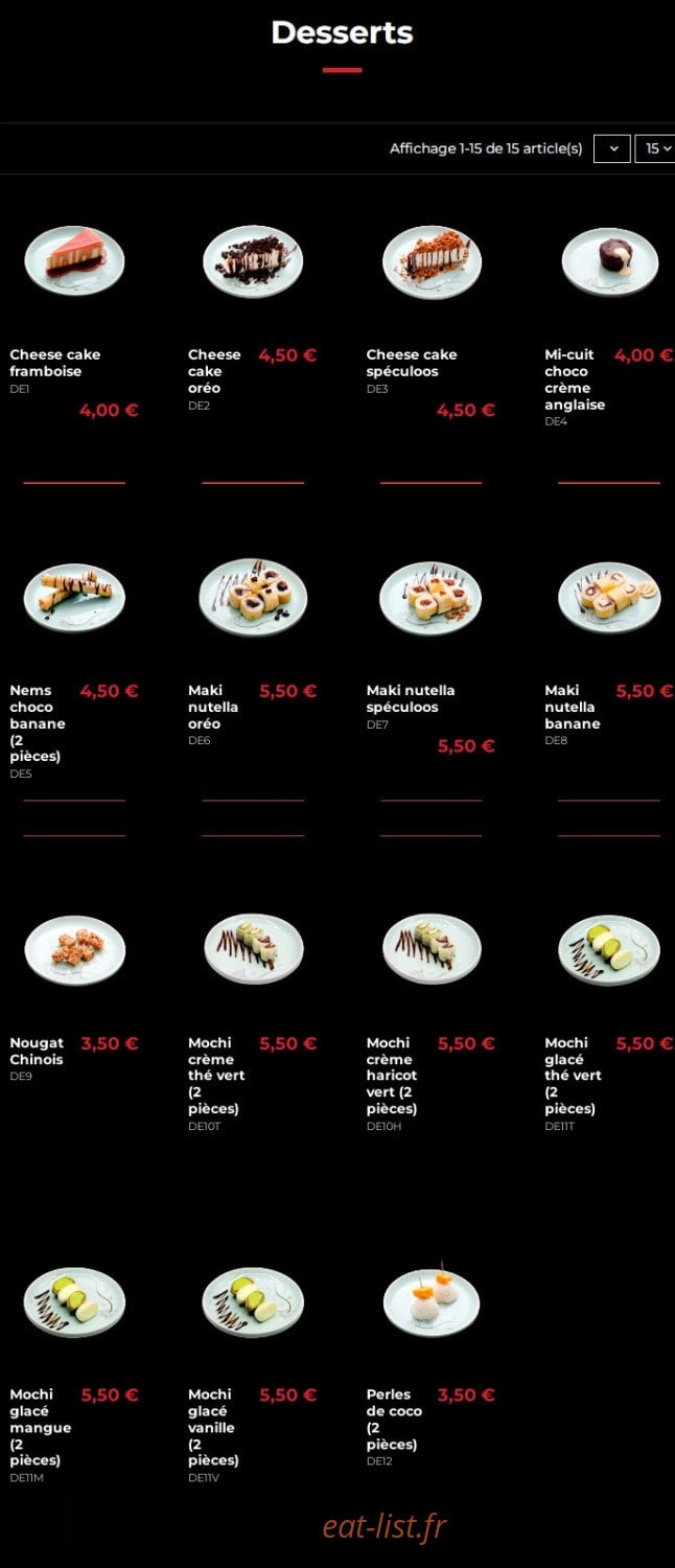 Ito Kaiten Sushi — carte page 4