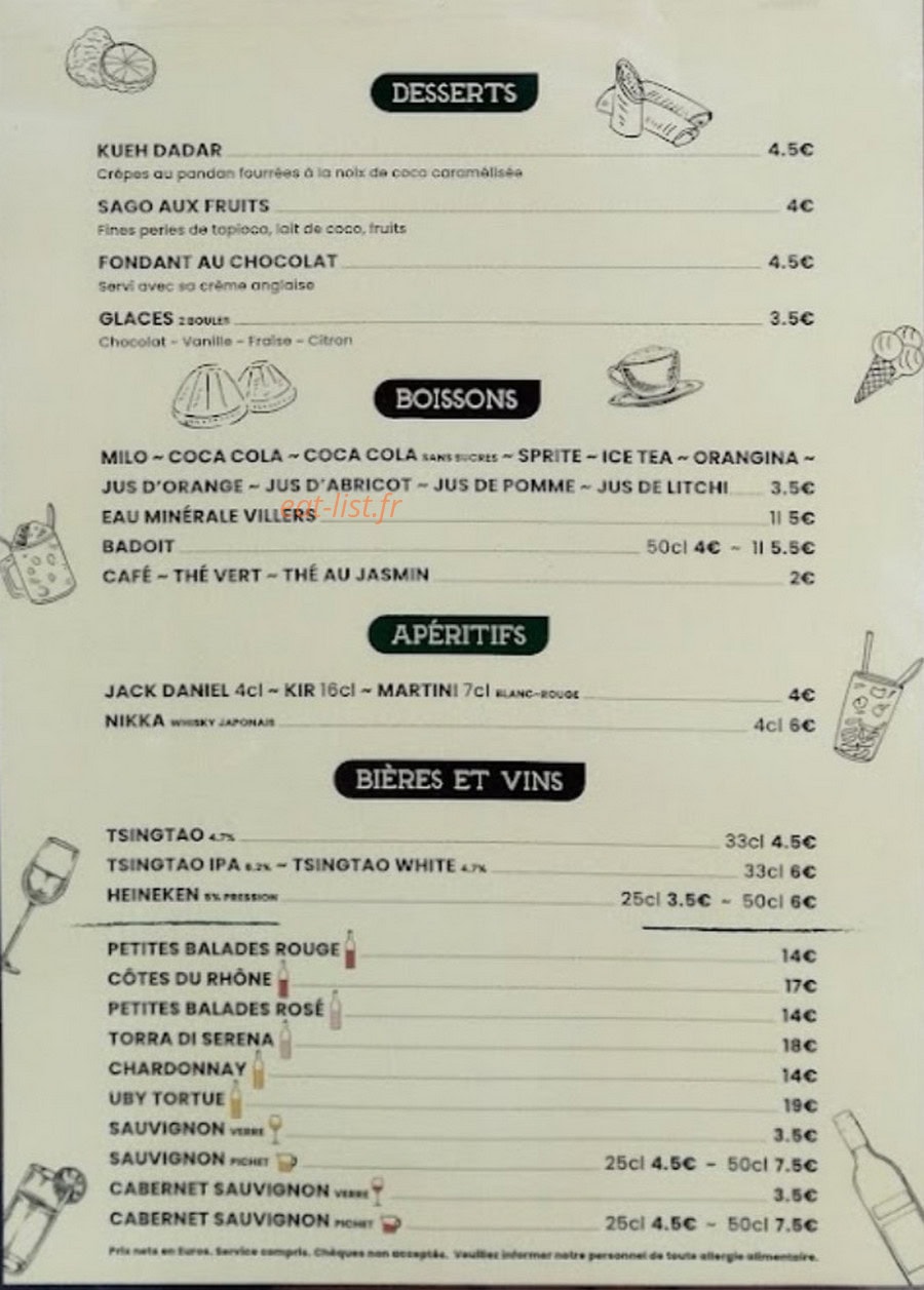 Kopitiam — carte page 2