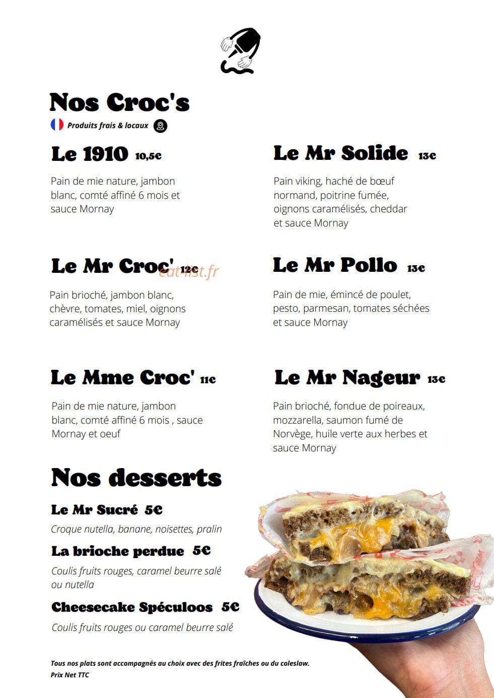 L'Entrepôt Food Hall — carte page 2
