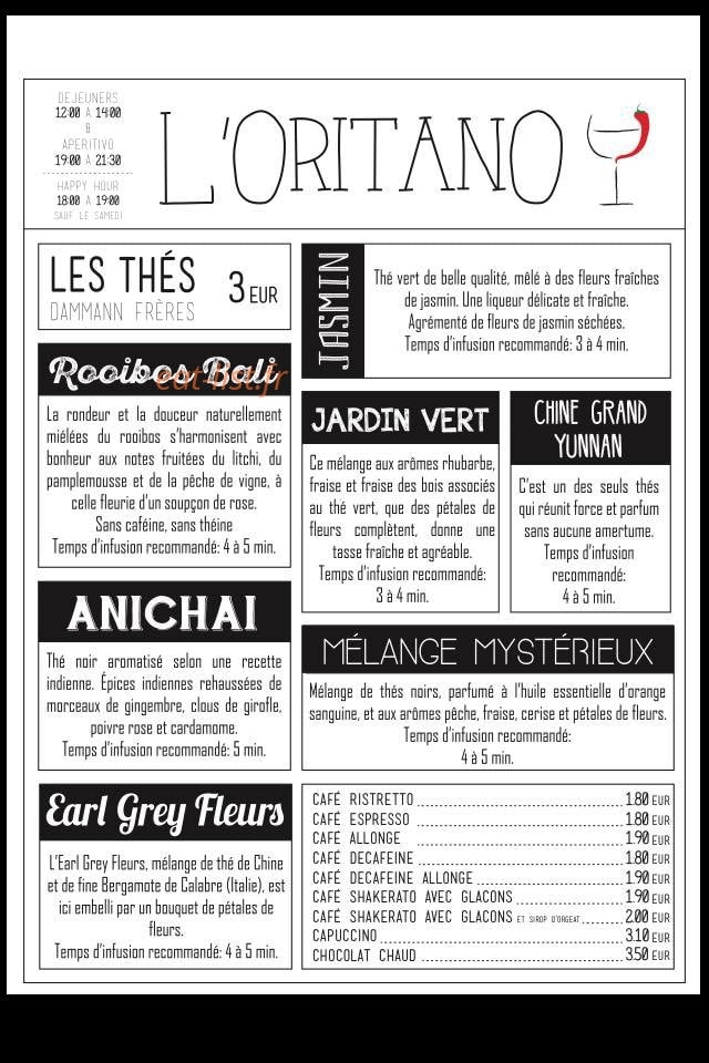 L'Oritano — carte page 1