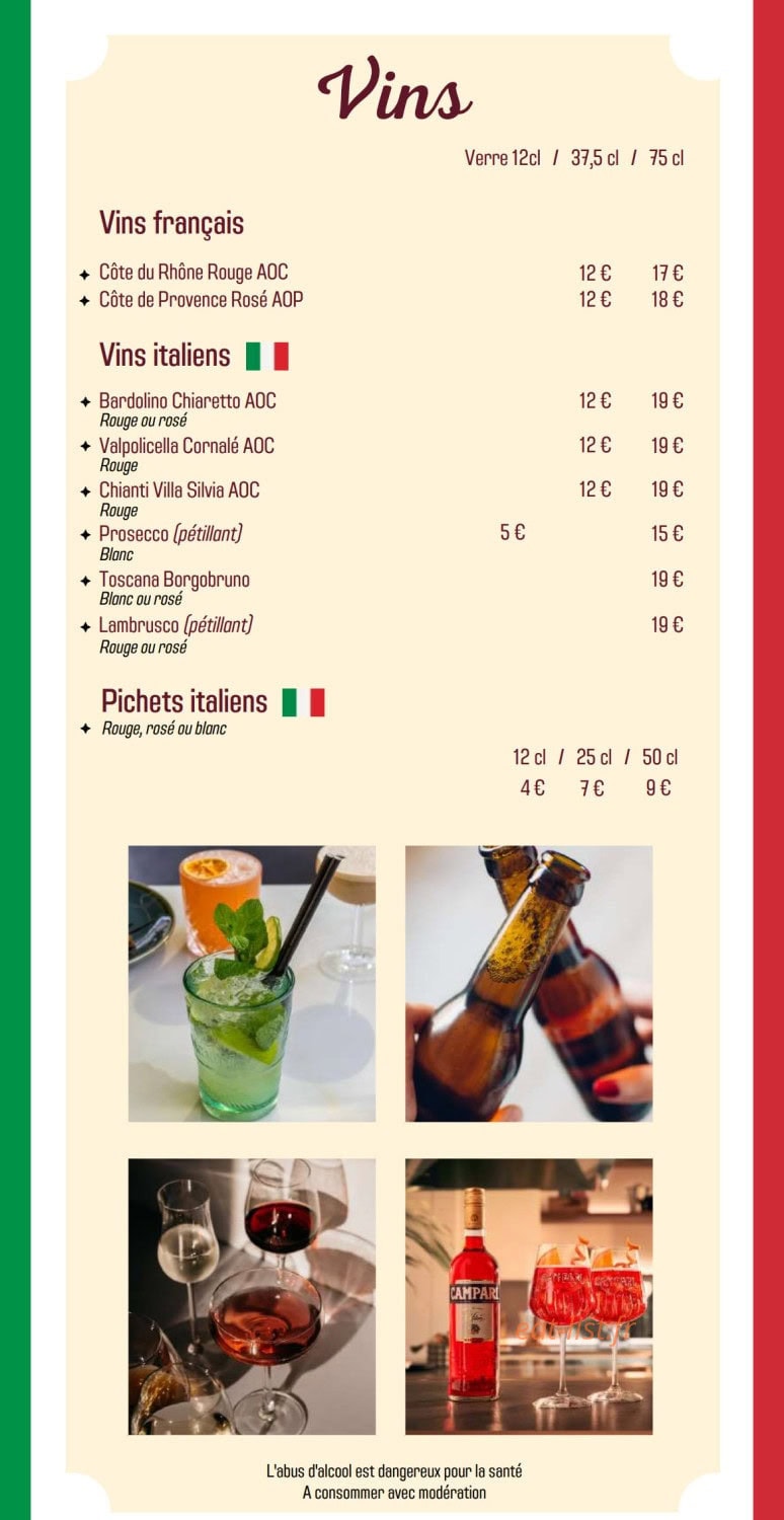 La Bocelli — carte page 6
