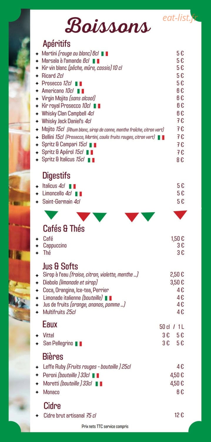 La Bocelli — carte page 5