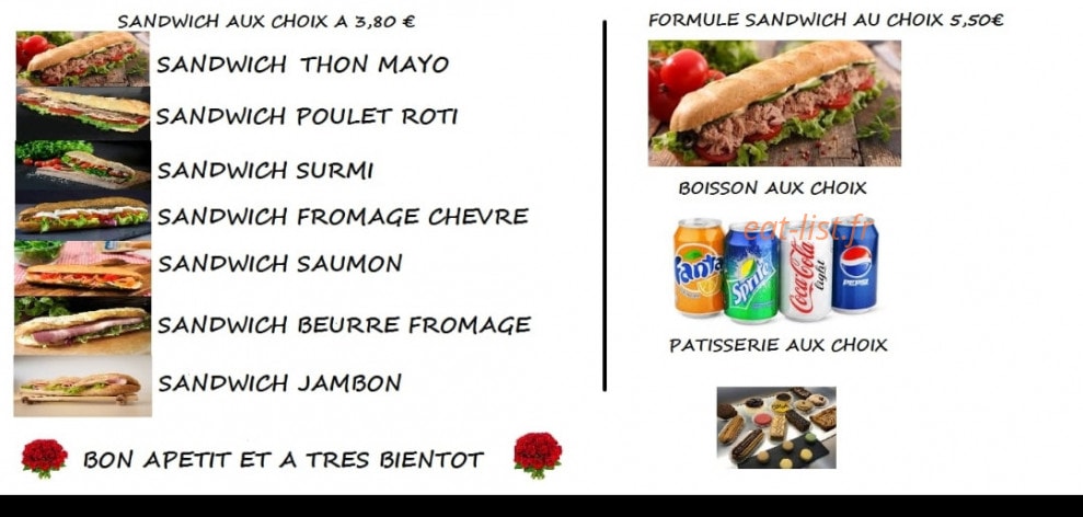la Boulangerie de la république — carte page 3