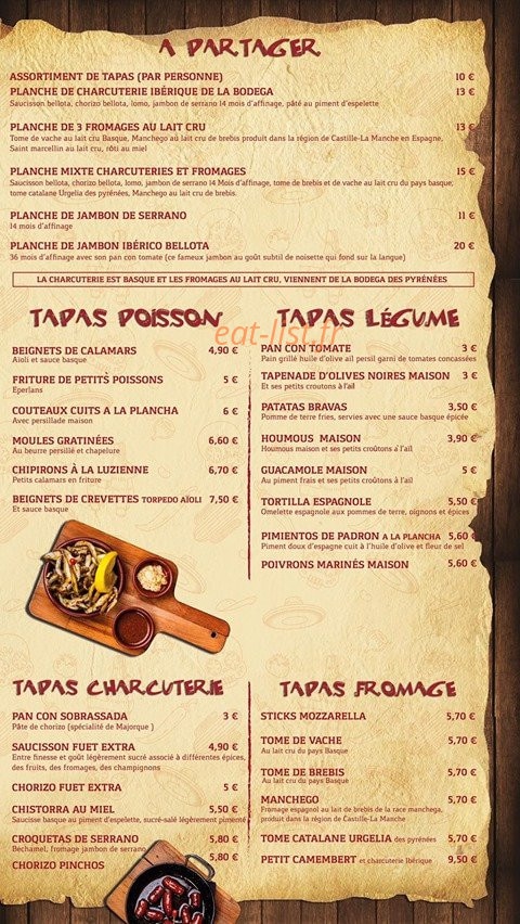 La casa de Las tapas — carte page 3
