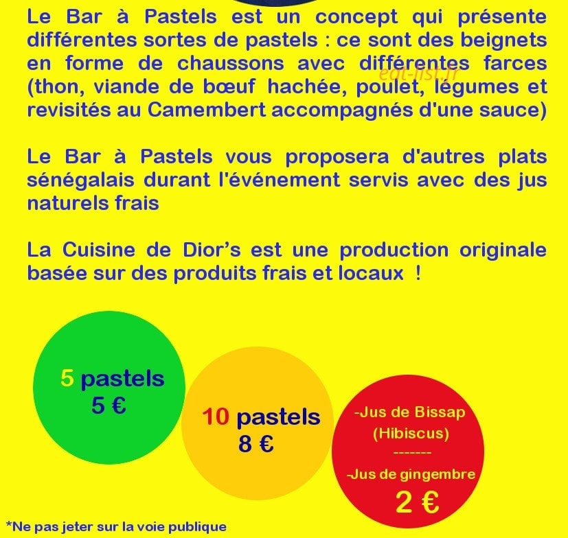 La cuisine de Dior' S — carte page 1