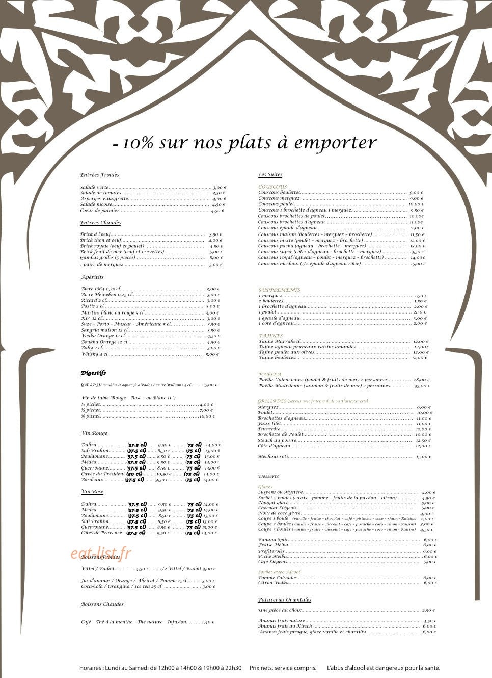 La Dune — carte page 1