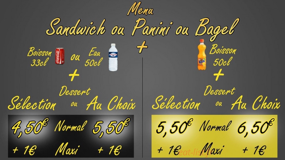 La Grignotine — carte page 1