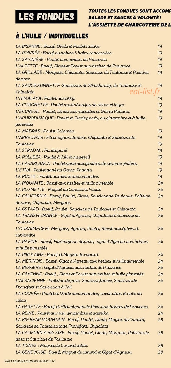 La Marmotte — carte page 1