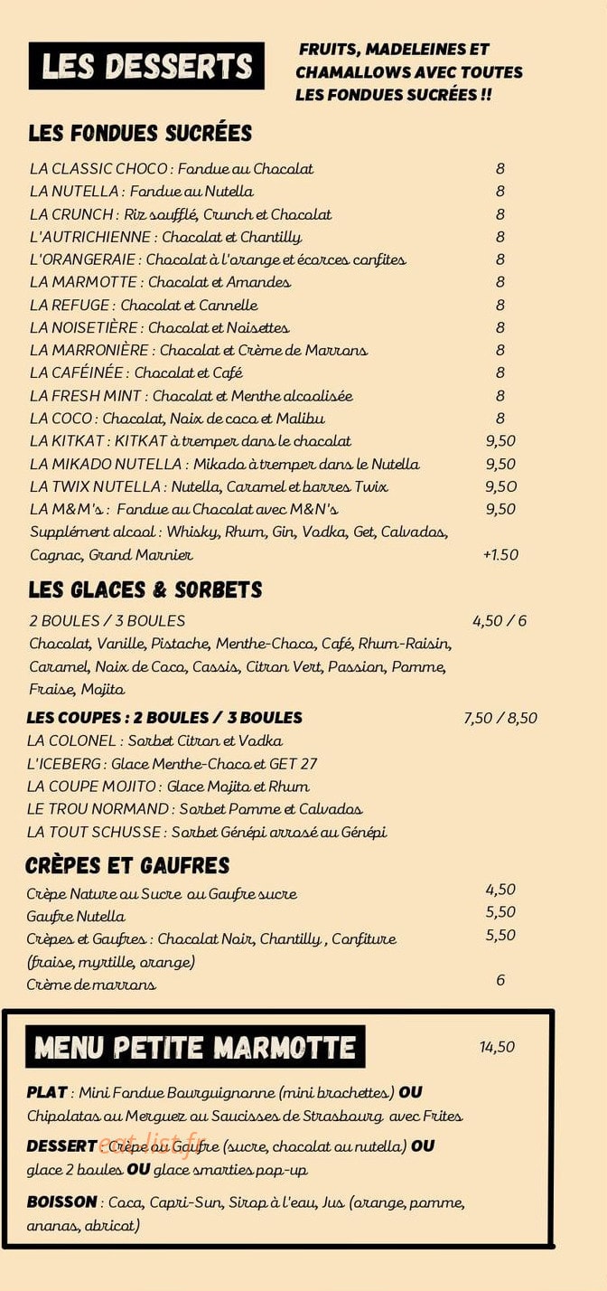 La Marmotte — carte page 4