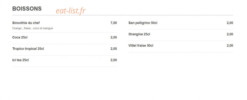 La Petite Adresse — carte page 3