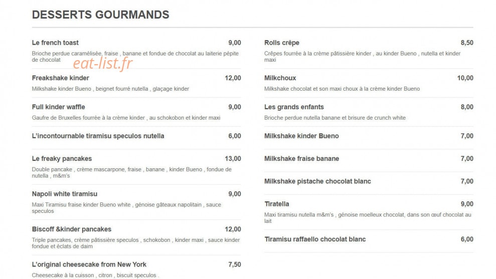 La Petite Adresse — carte page 2