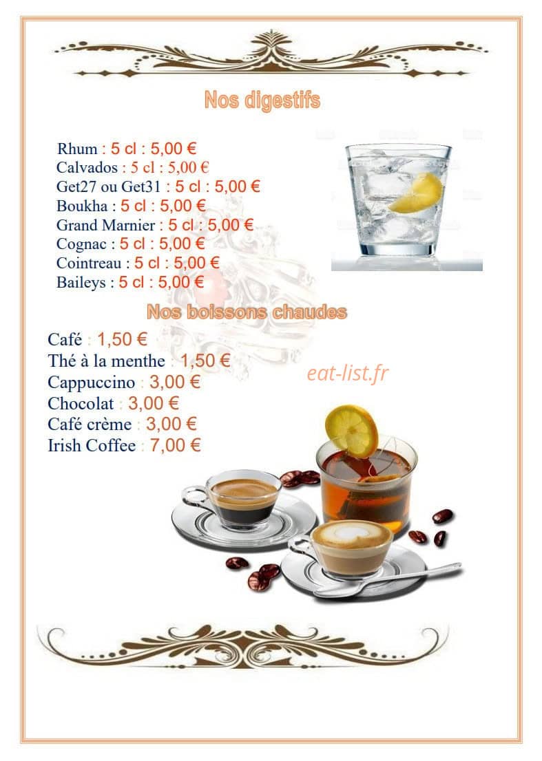 La Rose Des Sables — carte page 6