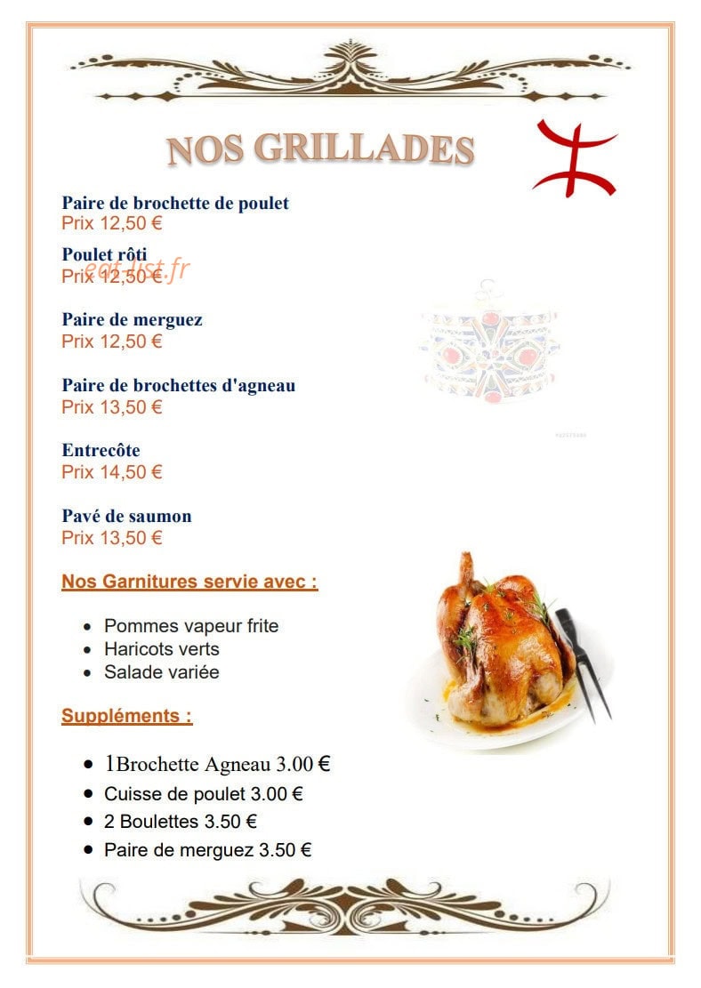 La Rose Des Sables — carte page 4