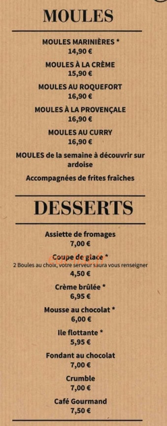 La table de Nico — carte page 3