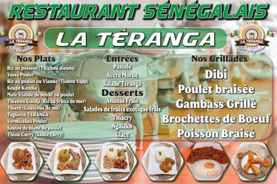 La Teranga — carte page 1