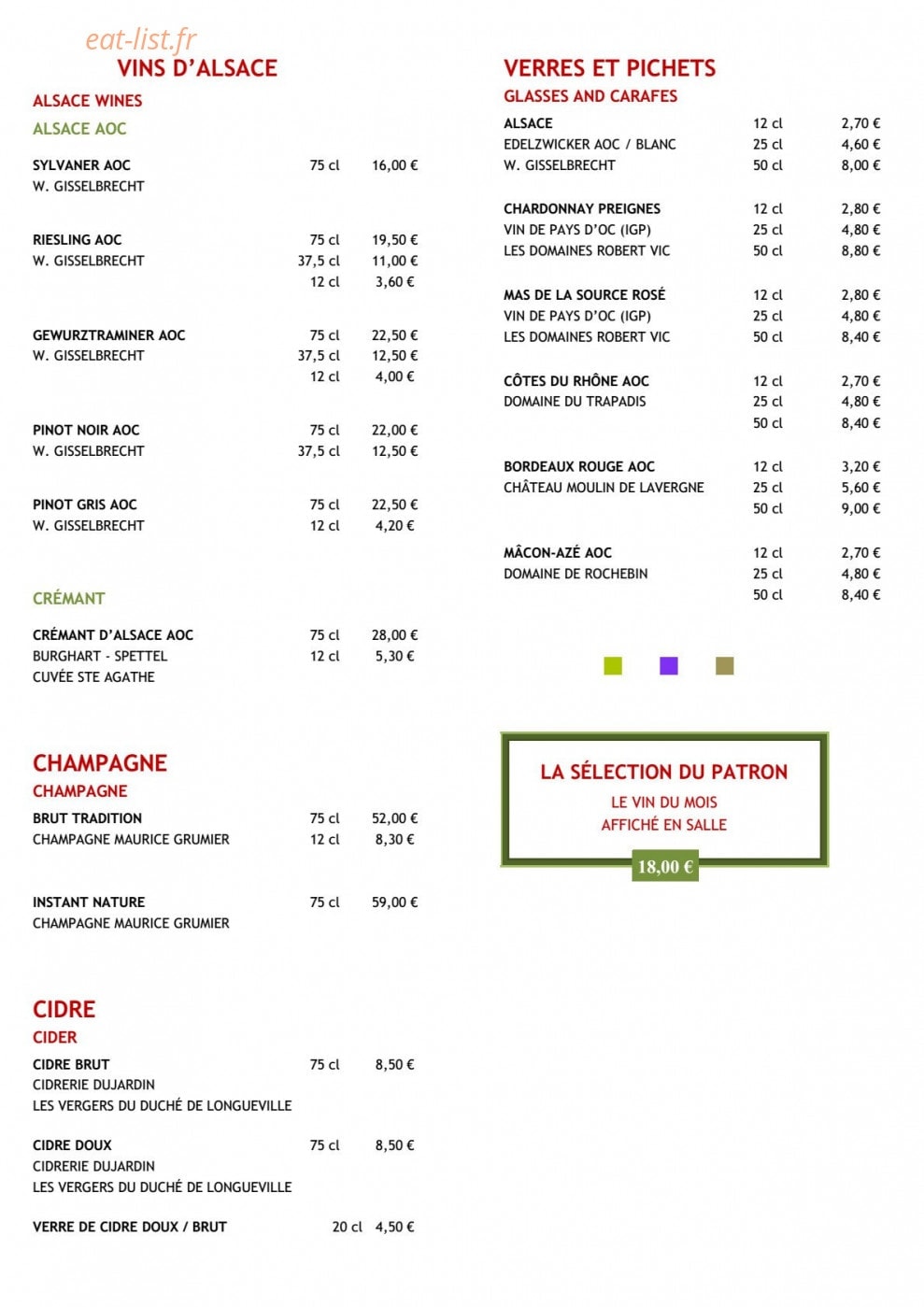 La Walsheim — carte page 12