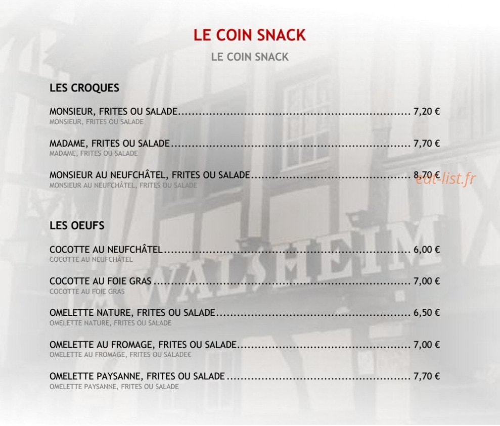 La Walsheim — carte page 13
