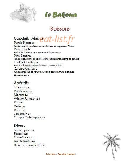 Le Bakoua — carte page 6