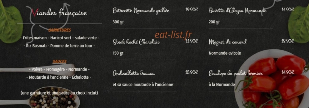 Le Bar Des Fleurs — carte page 3